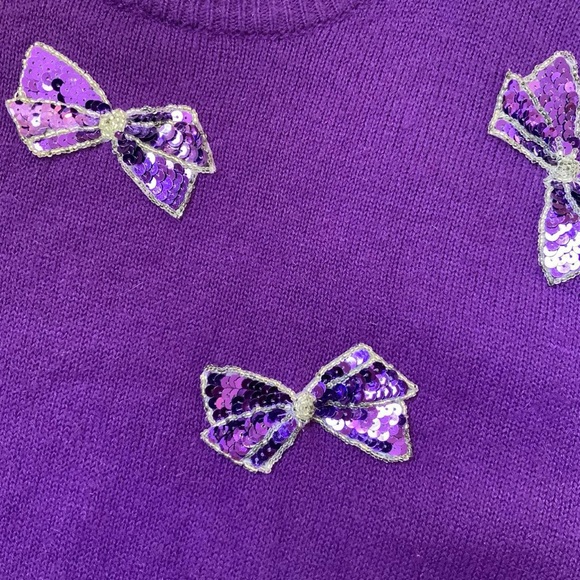 Vintage 1980’s purple sweater dress. - Picture 5 of 6